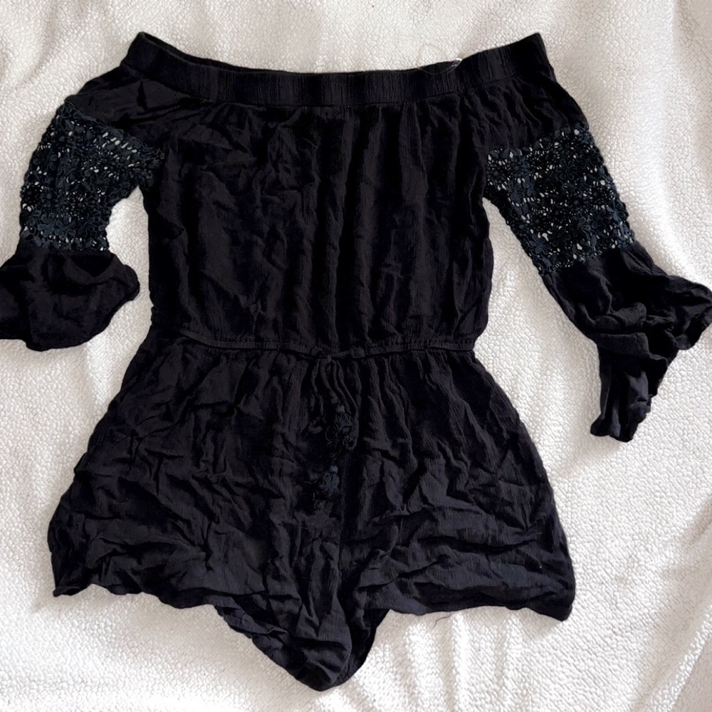 Womens Off the Shoulder Romper